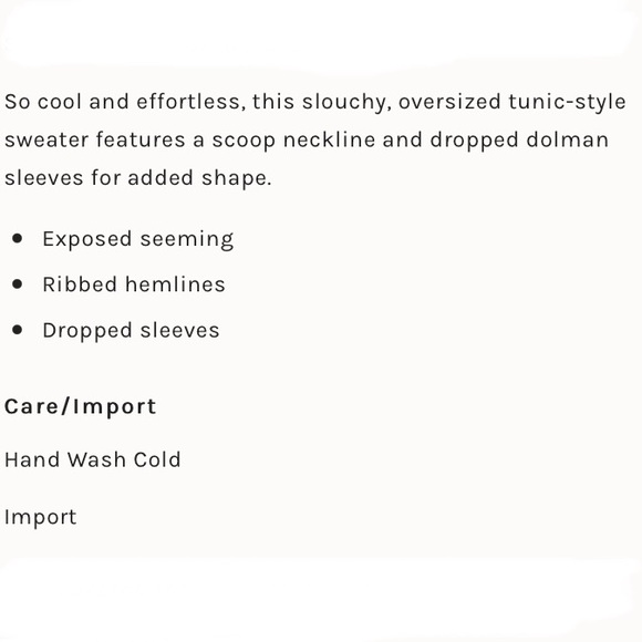 Free People Brookside Slouchy Tunic Sweater - Picture 9 of 9